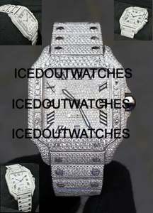 Luxury Moissanite Diamond Bust Down <b>Wrist</b> <b>Watches</b> Mechanical Hip Hop Iced Out <b>Watch</b> for <b>Men</b> - Product Image 3