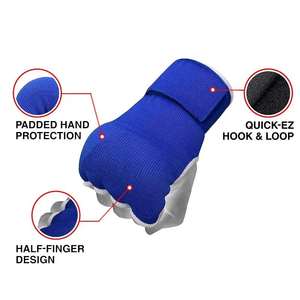 Guantes de Gel de Cuero Transpirables para Ciclismo, Guantes sin Dedos con Soporte de Compresión para Artritis y Correa para la Muñeca - Product Image 1