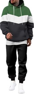 Survêtement pour homme avec logo personnalisé OEM |   Vêtements de sport rayés contrastés |   Ensemble de survêtements et blousons bomber vierges en gros - Product Image 5