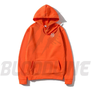 Sudadera con capucha negra para hombre con bolsillo frontal y diseño de sublimación, corte regular, estilo casual para otoño. - Product Image 5