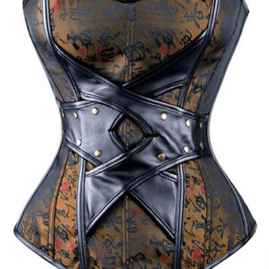 Corsés para Mujer, Sexy, Moldeadores, Modernos, de Brocado, para Tallas Grandes, Transpirables - Product Image 1