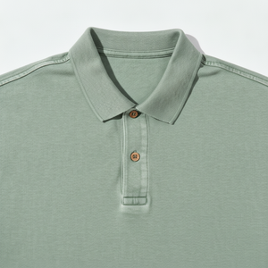 Chemises polo en coton uni pour hommes, tissu piqué de haute qualité, vêtements personnalisés pour pickleball, vêtements de golf, chemise polo de tennis - Product Image 4