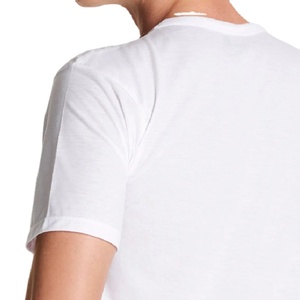 Camisetas blancas lisas Estilo clásico Hombres 100% algodón de Bangladesh - Product Image 3