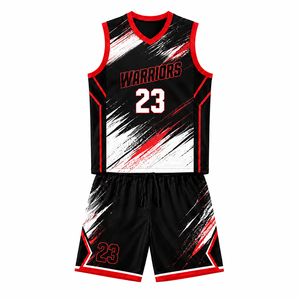 Ensemble maillot et short de basketball personnalisé par sublimation pour équipes sportives, fabricant OEM de vêtements de sport - Product Image 1