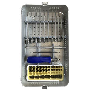 Kit d'instruments chirurgicaux orthopédiques réutilisables de classe I, vis en acier inoxydable, tournevis manuel DC-PK-0028, implant traumatique certifié CE - Product Image 1