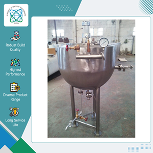 Exceptional Quality <b>Dairy</b> Processing Equipment Ghee Boiling Kettle with 500 Liter <b>Production</b> Capacity from India Origin - Product Image 2