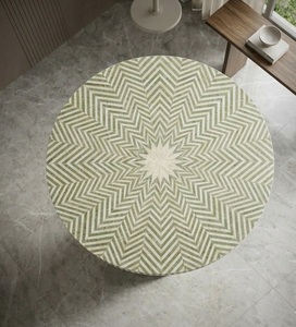 Bone Inlay Round Coffee <b>Table</b> Modern Living Room <b>Side</b> <b>Table</b> Mother of Pearl Accent <b>Table</b> India Furniture - Product Image 5