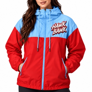 <b>Women</b>’s Outdoor Windbreaker <b>Jacket</b> <b>Lightweight</b> Zip Front Outdoor Zipper Front Logo Windproof Full Sleeve Autumn Wear <b>Jacket</b> - Product Image 1