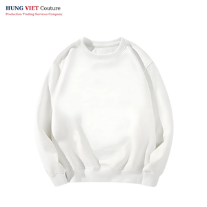 Hombres 90% Algodón 10% Poliéster 330 gramos Sólido Casual Impresión personalizada Logo Drop Shoulder Flock Antiarrugas Otoño Liso Teñido - Product Image 1