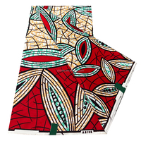 Kain Pagne Ankara Afrika cetakan lilin Satin asli 6 yard kualitas tinggi 100% kain katun untuk wanita menjahit garmen