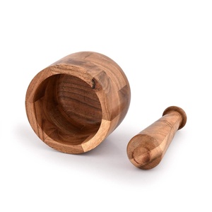 Natural House Premium Quality Kitchen Olive Wood Eco-Friendly Sugar Keeper Pepper Spice <b>Box</b> Salt Cellar Removable Cover - Product Image 3