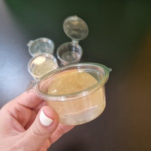 Factory Modern style Disposable to Go <b>Sauce</b> Container PET Plastic <b>Sauce</b> Cups 2oz with Hinged Lid Restaurant Takeaway Best Price - Product Image 5