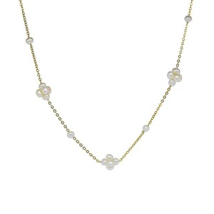 สร้อยคอมุกน้ำจืดธรรมชาติ ดีไซน์หรูหรา แสงอ่อนละมุน ดุจเทพธิดาแห่งฤดูร้อน ประดับด้วยลูกบอลดอกไม้ ดีไซน์ท้องฟ้าเต็มดาว สำหรับผู้หญิง - Product Image 5