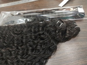 Cabello humano indio de alta calidad, trama recta, venta al por mayor, mechones vírgenes, mechones rectos de hueso, mechones de cabello humano - Product Image 5