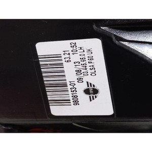 Conjunto de Luz Trasera Izquierda para Mini Hatch R56 2010-2014, Usado, ORIGINAL 9808153 - Product Image 4