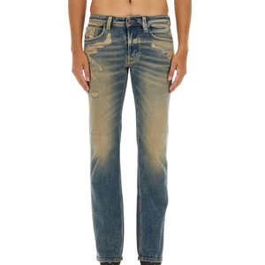 Pantalones Vaqueros de Mezclilla para Hombre, Material Elástico de Algodón Premium, Corte Regular Cómodo, Ropa Casual de Calle para el Día a Día - Product Image 4