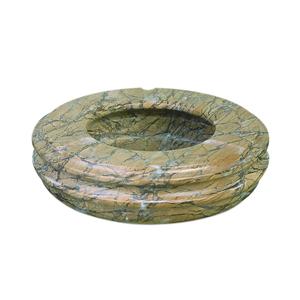 Cendrier en marbre chocolat-maroque de luxe moderne, prix de gros, cendrier en marbre de pierre naturelle fait main, approvisionnement en gros - Product Image 2