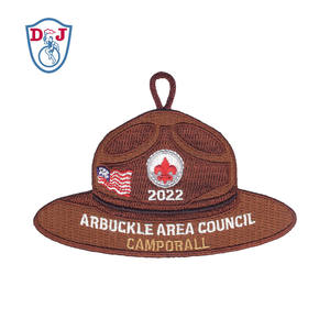 แพทช์ปักลายยอดนิยมแบบกำหนดเอง ตราสัญลักษณ์ลูกเสือชายหญิง สำหรับตกแต่งเครื่องแบบ - Product Image 1