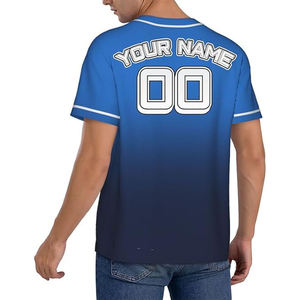 Uniformes Deportivos de Béisbol Personalizados al por Mayor de Fábrica, Impresión Digital, Transpirables, Tallas Grandes, 100% Poliéster - Product Image 5