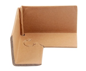 Papel Kraft de alta calidad L Perfil Protector de cartón Esquinas Ángulos Tablero de borde corrugado V-cut Edgeboard Protection - Product Image 6