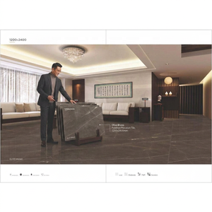 Dalles en céramique de grande taille 1200x2400mm pour comptoirs de villas de luxe et projets d'intérieur modernes, pierre sintérisée - Product Image 5