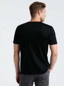 Camiseta y Pantalones Cortos de Verano para Hombre, Estilo Casual, 100% Algodón, Secado Rápido, Color Sólido, Personalizable OEM, Superventas - Product Image 3