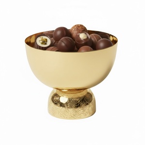 Finest Quality Silver Finish Metal <b>Chocolate</b> Bowl Attractive Design Decorative <b>Chocolate</b> Platter For <b>Wedding</b> Parties And Events - Product Image 6