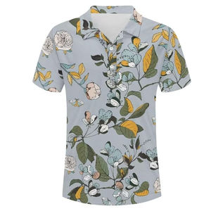 OEM เสื้อคอกลมแขนสั้นผ้าโพลีเอสเตอร์/ ผ้าฝ้ายสำหรับผู้ชายคุณภาพสูงผ้าแคนวาสน้ำหนักเบากันขนเข้าทุกฤดู - Product Image 1