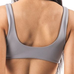 Sujetador Deportivo Sin Costuras para Mujer, Color Gris Claro, Cómodo, Absorbe la Humedad, Secado Rápido, para Correr, Hacer Ejercicio, Ropa Deportiva - Product Image 4