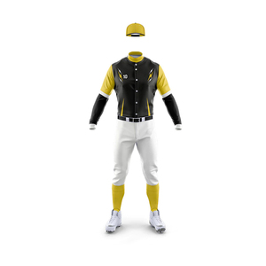 Maillot de baseball respirant personnalisé pour homme, uniforme de baseball/softball sublimé à boutons pour jeunes, service OEM ODM - Product Image 5