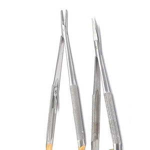 กรรไกรตัดเล็บสแตนเลสแบบมืออาชีพ ใบมีดโค้ง ปลายแหลม ด้ามจับเหล็ก รับทำโลโก้ สำหรับตัดหนังกำพร้าอย่างแม่นยำ - Product Image 6