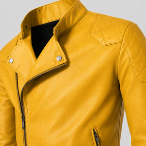 2026 New <b>Men</b> Fashion Casual <b>Jacket</b> With Stand Neck Collar Front Zip Closure And <b>Smart</b> Slim Fit Design - Product Image 4