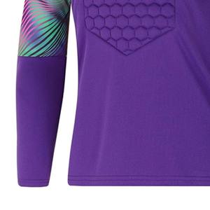 Maillot de gardien de but rembourré de qualité supérieure, manches longues, col rond, vêtements de sport pour adultes, respirant, séchage rapide, 100% polyester, personnalisable - Product Image 5
