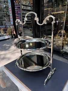 ฐานวางเค้กโลหะตกแต่งสำหรับรับประทานอาหารที่บ้าน - Product Image 4