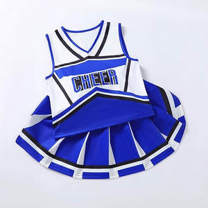 Traje de animadora para niñas, disfraz de Halloween para niños de 5 a 12 años, conjunto de uniforme de animadora, disfraz elegante para fiesta, cumpleaños, eventos escolares - Product Image 6