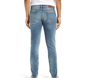 Jeans Rectos de Corte Regular para Hombre 2022, Estilo Urbano, Lavados, Transpirables, Tejido Elástico, Cómodos, de Mezclilla - Product Image 4