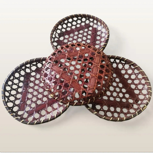 Panier Zaru en bambou japonais vintage du Vietnam, plateau de table asiatique, panier de service fait main, fournisseur et fabricant - Product Image 3