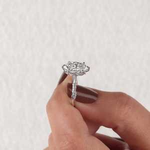 Moissanite 3CT Marquise Cut Diamond Classic Style Solitaire <b>Ring</b> Original 925 Silver Wedding Party Jewelry for Best Friend - Product Image 2