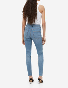 Nuevo Diseño, Jeans Ajustados Casuales de Tallas Grandes para Mujer, Lavado Claro, Pantalones Vaqueros Holgados - Product Image 2