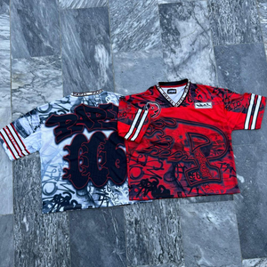 T-shirts non tissés personnalisés, écologiques, respirants, à séchage rapide, anti-plis, coupe classique, pour hommes, style streetwear vintage, grandes tailles, en stock - Product Image 4