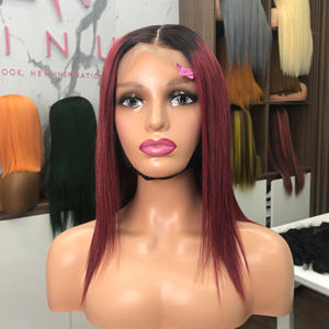 Venta al por mayor 100% de alta calidad vietnamita para Ombre Borgoña hueso recto extensiones de cabello doble dibujado extremos - Product Image 5