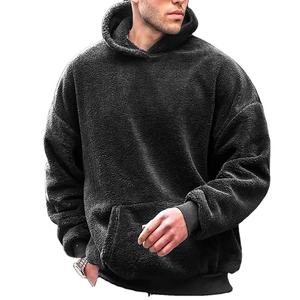 Sudadera con Capucha Casual para Hombre, Color Sólido, Tops de Moda, 100% Algodón, Sudadera de Invierno Transpirable - Product Image 5