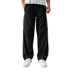 OEM Custom Casual Mid Waist Wide Leg Bootcut <b>Flared</b> Denim <b>Trouser</b> for <b>Men</b> - Product Image 6