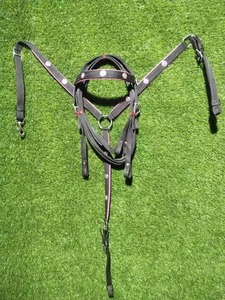 Suministro Directo de Fábrica: Conjunto de Cabezada y Pechera Sintéticas Estilo Western para Caballos, Disponible a Precio Competitivo - Product Image 1