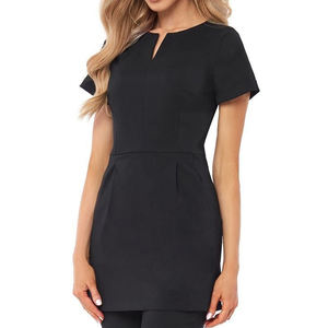 Tunique de salon de beauté pour femmes en coton, polyester et élasthanne - Product Image 4