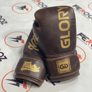 Gants de boxe en cuir de vachette véritable, double teinte orange, fermeture auto-agrippante, design personnalisé pour entraînement, équipement adulte - Product Image 2