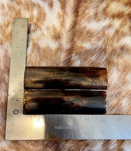 Hojas de Hacha Hechas a Mano con Hueso de Búfalo de ILAHI, Forma Natural Pulida, Tamaño Personalizado, para Fabricación de Cuchillos Artesanales, Imitación Antigua - Product Image 6