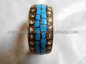 Sophisticated Unique Artisanal Metal Cuffs Bangles Sculpture Gold-Plated Carved Brass <b>Iron</b> Fashion Party Model Touch <b>CRAFTS</b> - Product Image 6