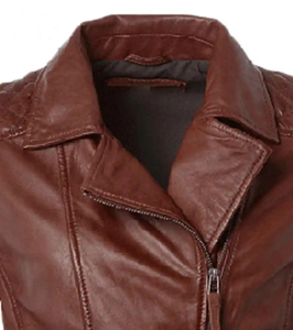 Premium Women Leather <b>Jacket</b> Classic Fashion Outerwear Soft Touch Durable Construction Stylish Zip Front <b>Biker</b> <b>Jacket</b> Wholesale - Product Image 4
