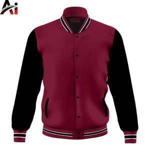 Chaqueta Varsity Letterman OEM de Fábrica para Hombre, Chaqueta de Moda Urbana de Béisbol Personalizada, Chaqueta de Mezcla de Lana - Product Image 5